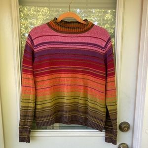 Large women’s Tiara International striped sweater